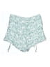 Sky To Moon 100% Rayon Teal Shorts Size M - photo 2