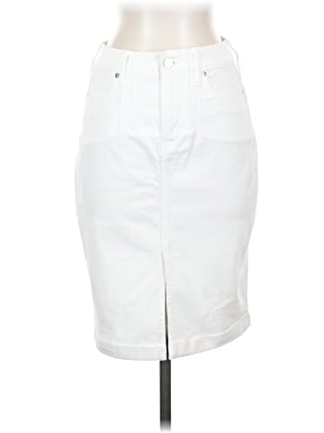 White House Black Market Denim Skirt (view 1)