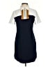 Sandro 100% Polyester Color Block Blue Casual Dress Size EU (FR) 36 / US 4 - photo 1