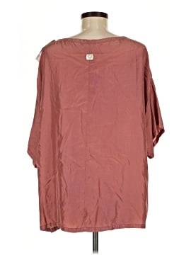 Voyage by Marina Rinaldi 3/4 Sleeve Silk Top (view 2)