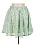 Unbranded 100% Polyester Floral Green Casual Skirt Size M (estimated) - photo 1