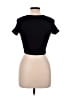 Princess Polly Black Short Sleeve Top Size 8 - photo 2