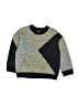 Zara Color Block Gray Pullover Sweater Size 2 - photo 1