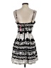 Xtaren Print Black Cocktail Dress Size S - photo 2