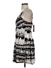 Xtaren Print Black Cocktail Dress Size S - photo 5