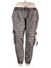 Assorted Brands Animal Print Gray Casual Pants Size 3X - photo 1