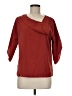 Unbranded 100% Polyester Red Brown 3/4 Sleeve Top Size M - photo 1
