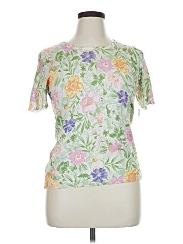 Tahari by ASL Short Sleeve Blouse (view 1)