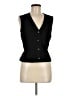 Talbots 100% Acetate Black Vest Size 8 - photo 1