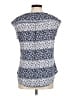 Elle Blue Short Sleeve Top Size M - photo 2
