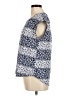 Elle Blue Short Sleeve Top Size M - photo 5