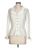 JS Collections Ivory Long Sleeve Blouse Size 10 - photo 1