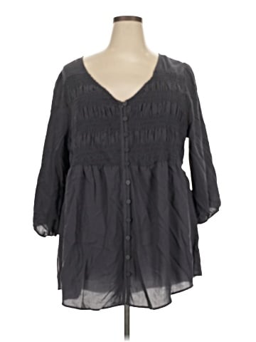 Torrid 3/4 Sleeve Blouse (view 1)