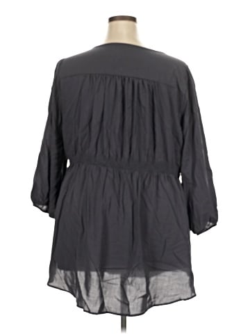 Torrid 3/4 Sleeve Blouse (view 2)