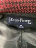 Evan Picone Houndstooth Burgundy Blazer Size 14 Petite - photo 6