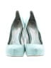 Qupid Color Block Teal Heels Size 8 - photo 2