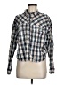 BDG 100% Cotton Plaid Green Long Sleeve Button-Down Shirt Size M - photo 1
