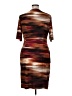 Connected Apparel Graphic Brown Cocktail Dress Size 16 - photo 2