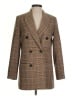 MNG 100% Polyester Plaid Brown Blazer Size XS - photo 1