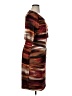 Connected Apparel Graphic Brown Cocktail Dress Size 16 - photo 4