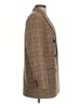MNG 100% Polyester Plaid Brown Blazer Size XS - photo 4