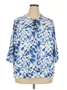 The Sweatshirt Project by French Laundry 3/4 Sleeve Blouse (view 1)