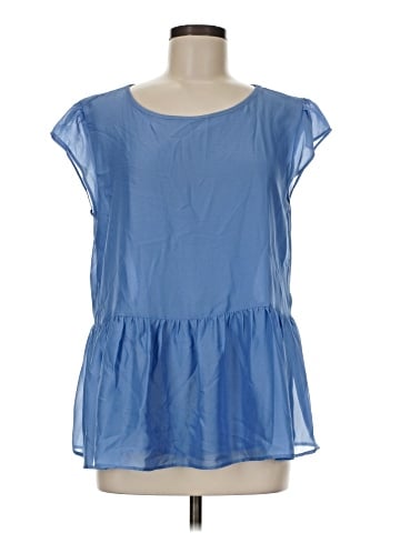 Ann Taylor Factory Short Sleeve Blouse (view 1)