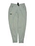 Under Armour Solid Green Track Pants Size M (youth) - photo 1