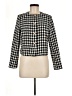 Assorted Brands Houndstooth Ivory Jacket Size M - photo 1