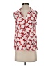 White Stuff Red Sleeveless Button-Down Shirt Size 4 - photo 1