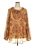 Torrid Gold Long Sleeve Blouse Size 4X Plus (4) - photo 1