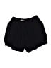 Valija 100% Rayon Solid Black Shorts Size S - photo 2