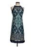 Max Studio Paisley Teal Cocktail Dress Size S - photo 1