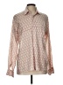Assorted Brands Paisley Brown Long Sleeve Blouse Size L (estimated) - photo 1