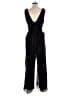 DB Studio 100% Polyester Solid Black Jumpsuit Size 10 - photo 2