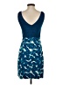 Tabitha 100% Cotton Print Blue Cocktail Dress Size 0 - photo 2