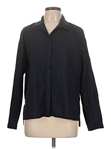 Ines de la Fressange for Uniqlo Long Sleeve Button-Down Shirt (view 1)