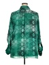 Investments 100% Polyester Green 3/4 Sleeve Blouse Size 2X - photo 2