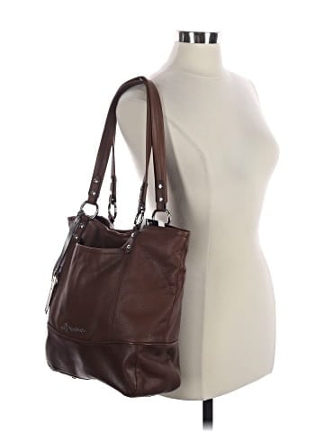 B Makowsky Leather Tote (view 2)