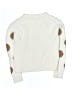 Crewcuts Outlet Polka Dots Ivory Pullover Sweater Size 6 - 7 - photo 2
