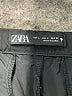 Zara Solid Black Track Pants Size L - photo 7