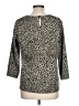 Van Heusen Animal Print Silver Pullover Sweater Size L - photo 2