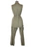 Monteau Solid Green Jumpsuit Size L - photo 2