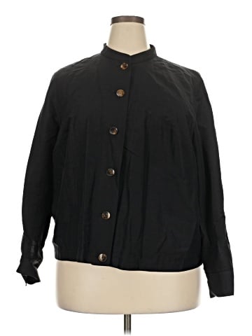 Lafayette 148 New York Long Sleeve Silk Top (view 1)