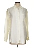 Gap 100% Rayon Ivory Long Sleeve Button-Down Shirt Size S - photo 1