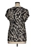 Chico's Black Short Sleeve Blouse Size XL (3) - photo 2