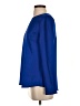 Banana Republic 100% Polyester Blue Long Sleeve Top Size S - photo 5