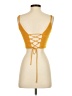 Lulus 100% Polyester Yellow Sleeveless Top Size XS - photo 2