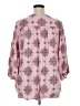 Evri 100% Rayon Pink 3/4 Sleeve Blouse Size 1X - photo 2