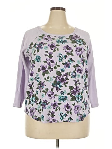 Woman Within 3/4 Sleeve T-Shirt (view 1)